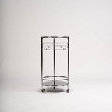 Evelyn Drinks Trolley - Chrome - Laura James