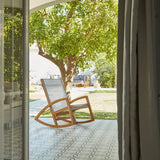 Freddie Wooden Rocking Chair - white - Laura James
