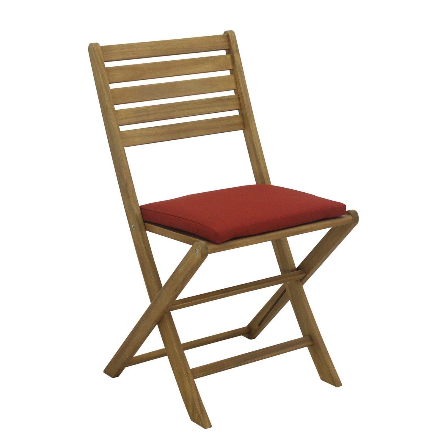 Outlet Garden Chair Cushions Set of Red – Laura James