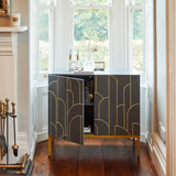 Gatsby 2 Door Sideboard – Smoke Grey - Laura James