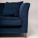 Georgia Large Sofa - 4 Seater - Navy - Laura James