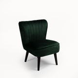 Hattie accent chair - green velvet