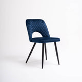 Hope dining chair - set of 2 - dark blue - Laura James
