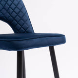 Hope dining chair - set of 2 - dark blue - Laura James