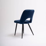 Hope dining chair - set of 2 - dark blue - Laura James