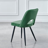 Outlet - Hope Dining Chair - Set of 2 - Dark Green - Laura James