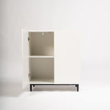 Jack small sideboard - geometric - white - Laura James