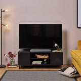 Jack TV unit - geometric - black - Laura James