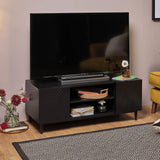 Jack TV unit - geometric - black - Laura James