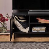 Jack TV unit - geometric - black - Laura James