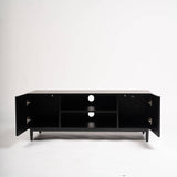 Jack TV unit - geometric - black - Laura James