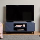 Outlet - Jack TV unit - geometric - blue - Laura James