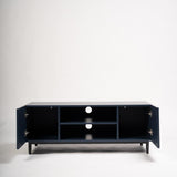 Outlet - Jack TV unit - geometric - blue - Laura James
