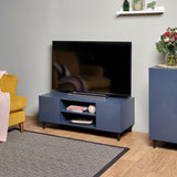 Outlet - Jack TV unit - geometric - blue - Laura James