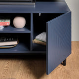Outlet - Jack TV unit - geometric - blue - Laura James