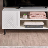 Outlet - Jack TV Unit - Geometric - White - Laura James