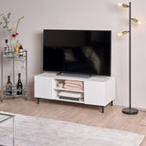 Outlet - Jack TV Unit - Geometric - White - Laura James