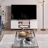 Outlet - Jack TV Unit - Geometric - White - Laura James