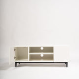 Outlet - Jack TV Unit - Geometric - White - Laura James
