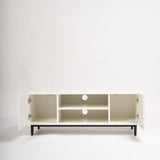 Outlet - Jack TV Unit - Geometric - White - Laura James