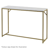 Outlet Jay console table - concrete effect and black