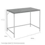 Jay desk - marble effect and gold