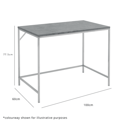 Jay desk - marble effect and gold