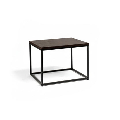 Jay side table - walnut and black - Laura James