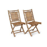 Lila Bamboo Folding Garden Chair - Laura James