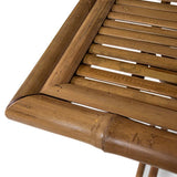 Lila Bamboo Square Folding Table 70cm - Laura James