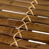 Lila Bamboo Square Folding Table 70cm - Laura James