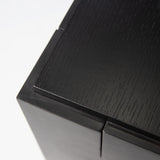 Magnus extendable dining table - black - Laura James
