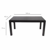Magnus Black Dining Table