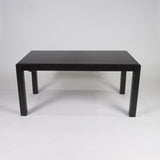 Magnus Black Wood extendable dining table