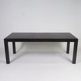 Magnus extendable dining table - black