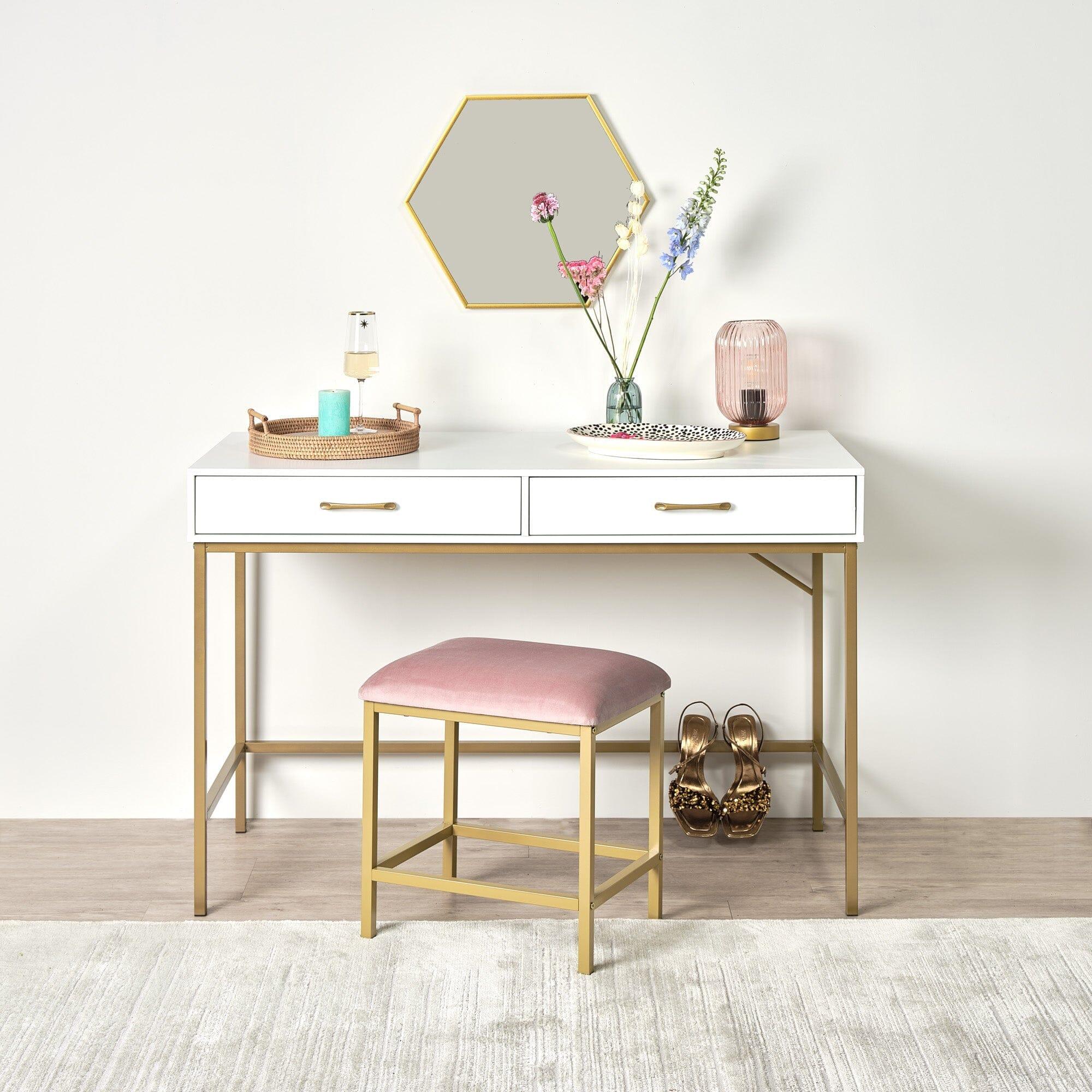 Outlet Marie dressing table white Laura James