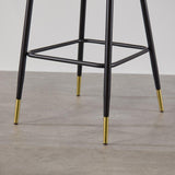 Marilyn bar stool - set of 2 - blue velvet - Laura James