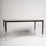 Milo Dining Table Concrete Top with Chrome Legs