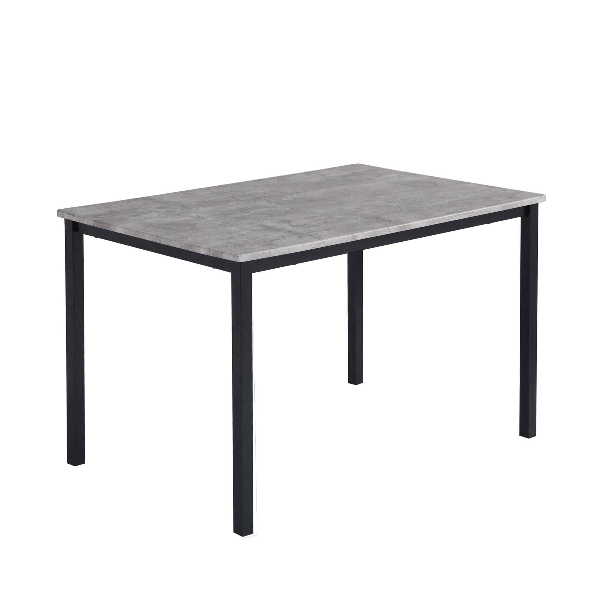 Milo seater Concrete Dining Table Set With Velvet dining