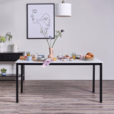 Milo Marble Top 6 Seater Dining Table - Laura James
