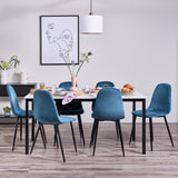 Milo Marble Top 6 Seater Dining Table - Laura James