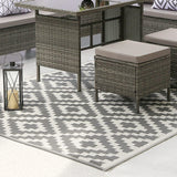 Outlet - Outdoor Rug - 160Cm X 230Cm - Geometric Print - Laura James