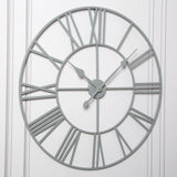 Skeleton Clock – Grey – 80cm - Laura James