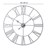 Skeleton Clock – Grey – 80cm - Laura James