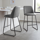 Sheffield bar stool - grey - Laura James