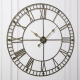 Skeleton Clock – Black and Gold – 100cm - Laura James