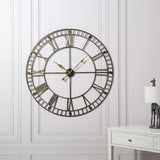 Skeleton Clock – Black and Gold – 100cm - Laura James