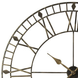 Skeleton Clock – Black and Gold – 100cm - Laura James