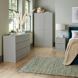 Outlet – Stevie Bedside Table - Grey - Laura James