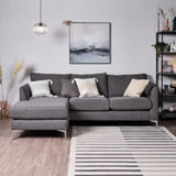 Taylor Grey Corner Sofa - Laura James